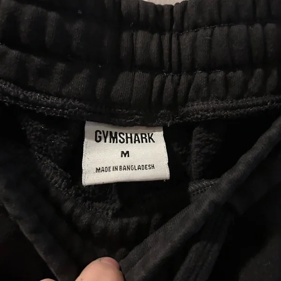 Gymshark Black Women‘s Jogger Sweatpants with Embroidered Logo - Picture 2 of 4